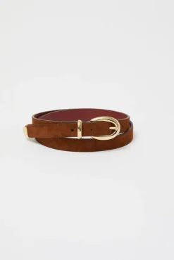 La Frieda Belt in Choco Camp^No.6 Store Hot