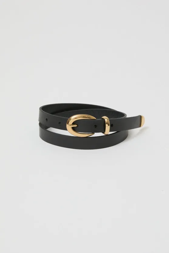 La Frieda Belt in Noir^No.6 Store Hot