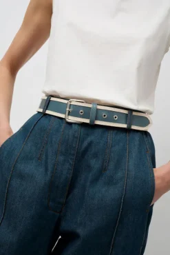 La Hydra Belt in Crispy Bleu Gris and Crema^No.6 Store Best