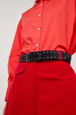 La Smala Velours Belt in Bleu Universe^No.6 Store Outlet