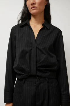 Lana Top in Midnight Pinstripe^No.6 Store Discount