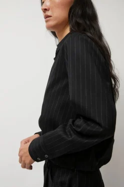 Lana Top in Midnight Pinstripe^No.6 Store Discount