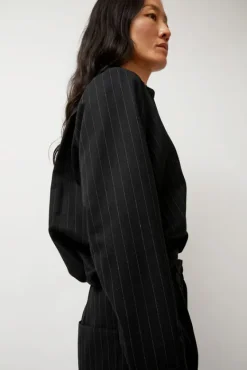 Lana Top in Midnight Pinstripe^No.6 Store Discount
