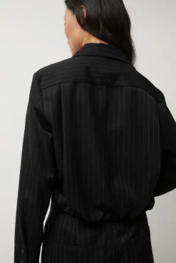 Lana Top in Midnight Pinstripe^No.6 Store Discount