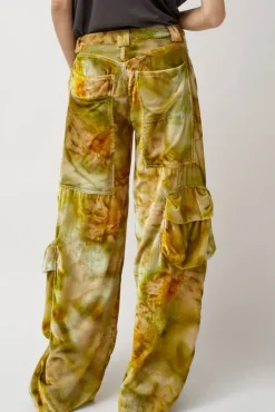 Lawn Cargo Pant in Sage Molten Floral^No.6 Store Outlet