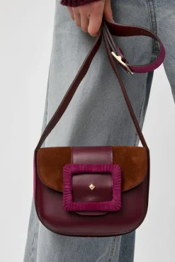 Le June Bi-Mat Bag in Bordeaux and Choco Camp and Cardinal^No.6 Store Hot