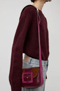 Le June Bi-Mat Bag in Bordeaux and Choco Camp and Cardinal^No.6 Store Hot