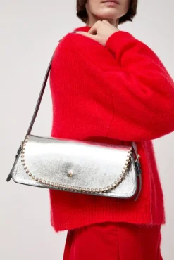 Le Toutoune Rock Laminato Bag in Laminato Argent^No.6 Store Sale