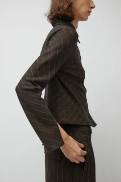 Linn Shirt in Brown Stripe^No.6 Store Online