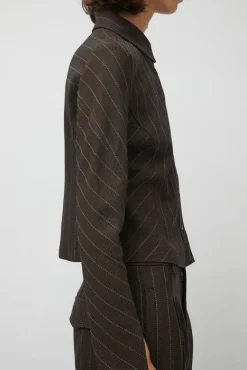 Linn Shirt in Brown Stripe^No.6 Store Online
