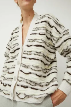 Lio Cardigan in Salt^No.6 Store Discount