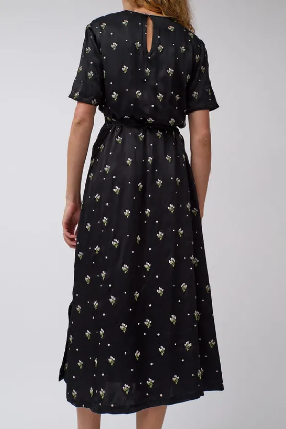 Lola Dress in Black Embroidered^No.6 Store Hot