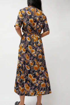 Lola Dress in Gold Roses^No.6 Store Sale