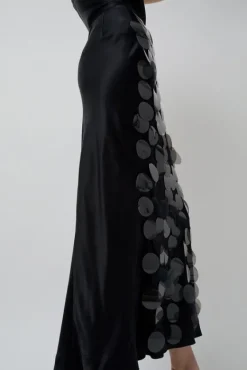 Long Sequin Skirt in Black^No.6 Store Discount