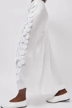 Long Sequin Skirt in White^No.6 Store Clearance