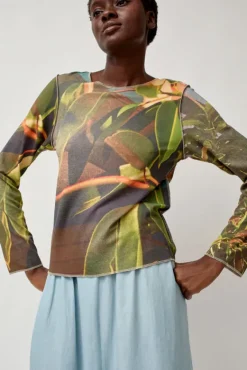 Long Sleeve Top in Tropical^No.6 Store Fashion
