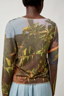Long Sleeve Top in Tropical^No.6 Store Fashion