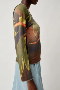 Long Sleeve Top in Tropical^No.6 Store Fashion
