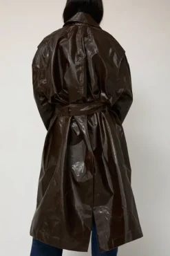 Manso Mackintosh Coat in Brown^No.6 Store Fashion