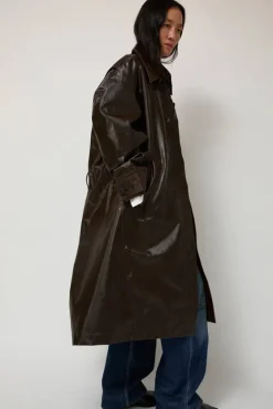 Manso Mackintosh Coat in Brown^No.6 Store Fashion