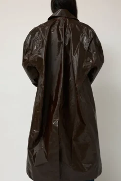 Manso Mackintosh Coat in Brown^No.6 Store Fashion