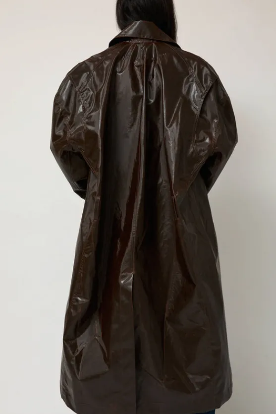 Manso Mackintosh Coat in Brown^No.6 Store Fashion