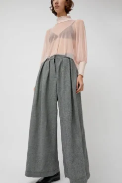 Margot Trouser in Grey and Pale^No.6 Store New