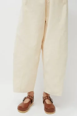 Maryjane Clog on Flat Bendable Base in British Tan^No.6 Store Sale