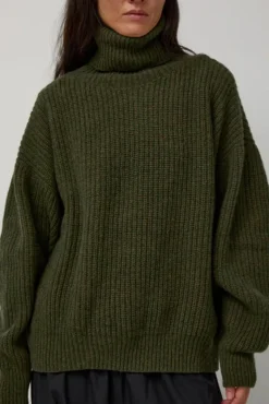 Mea Turtleneck in Forest^No.6 Store Clearance