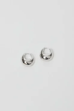 Medium Volume Waterdrop One Touch Earrings in Silver^No.6 Store Hot