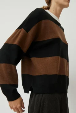 Merino Wool Sweater in Stripe^No.6 Store Best