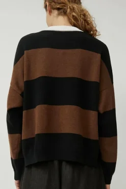 Merino Wool Sweater in Stripe^No.6 Store Best
