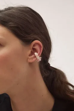 Merry Me Earcuff in White^No.6 Store Clearance