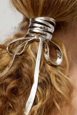 Metal Bow Clip in Silver^No.6 Store Best