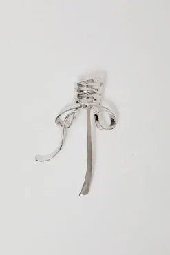 Metal Bow Clip in Silver^No.6 Store Best