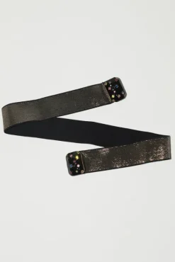 Micro Crystals Belt in Black^No.6 Store Fashion