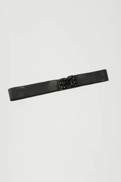 Micro Crystals Belt in Black^No.6 Store Fashion