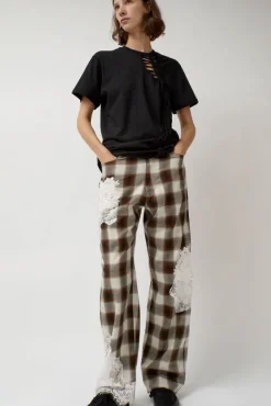 Mikaela Jean in Light Brown Plaid^No.6 Store Fashion