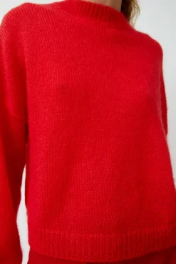 Mohair Sweater in Red^No.6 Store Online
