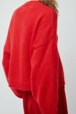 Mohair Sweater in Red^No.6 Store Online