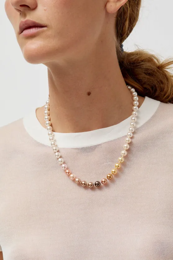 Multi-Colored Pearl Necklace in Multi^No.6 Store Outlet