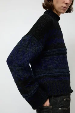 Nadia Sweater in Black and Blue^No.6 Store Sale