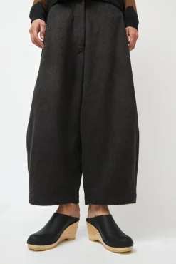New School Clog on Wedge in Black^No.6 Store Outlet