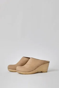 New School Clog on Wedge in Bone^No.6 Store Discount
