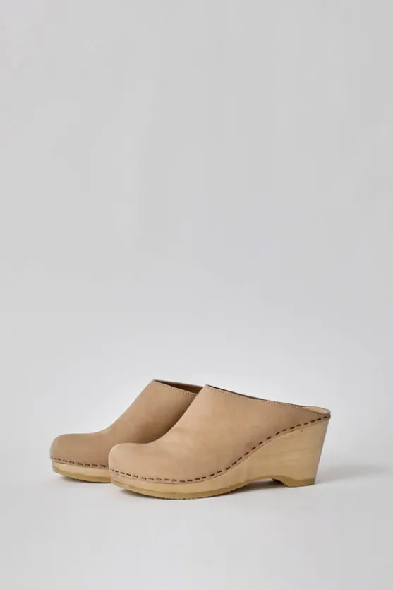 New School Clog on Wedge in Bone^No.6 Store Discount