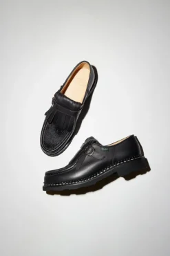 Nyons Shoe in Lisse Noir Poils Noir^No.6 Store Discount