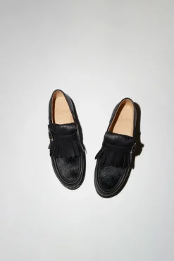 Nyons Shoe in Lisse Noir Poils Noir^No.6 Store Discount