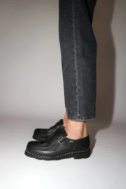 Nyons Shoe in Lisse Noir Poils Noir^No.6 Store Discount