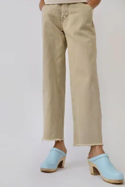 Old School Clog on High Heel in Light Blue^No.6 Store Fashion