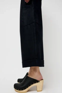 Old School Studded Clog on High Heel in Black^No.6 Store New